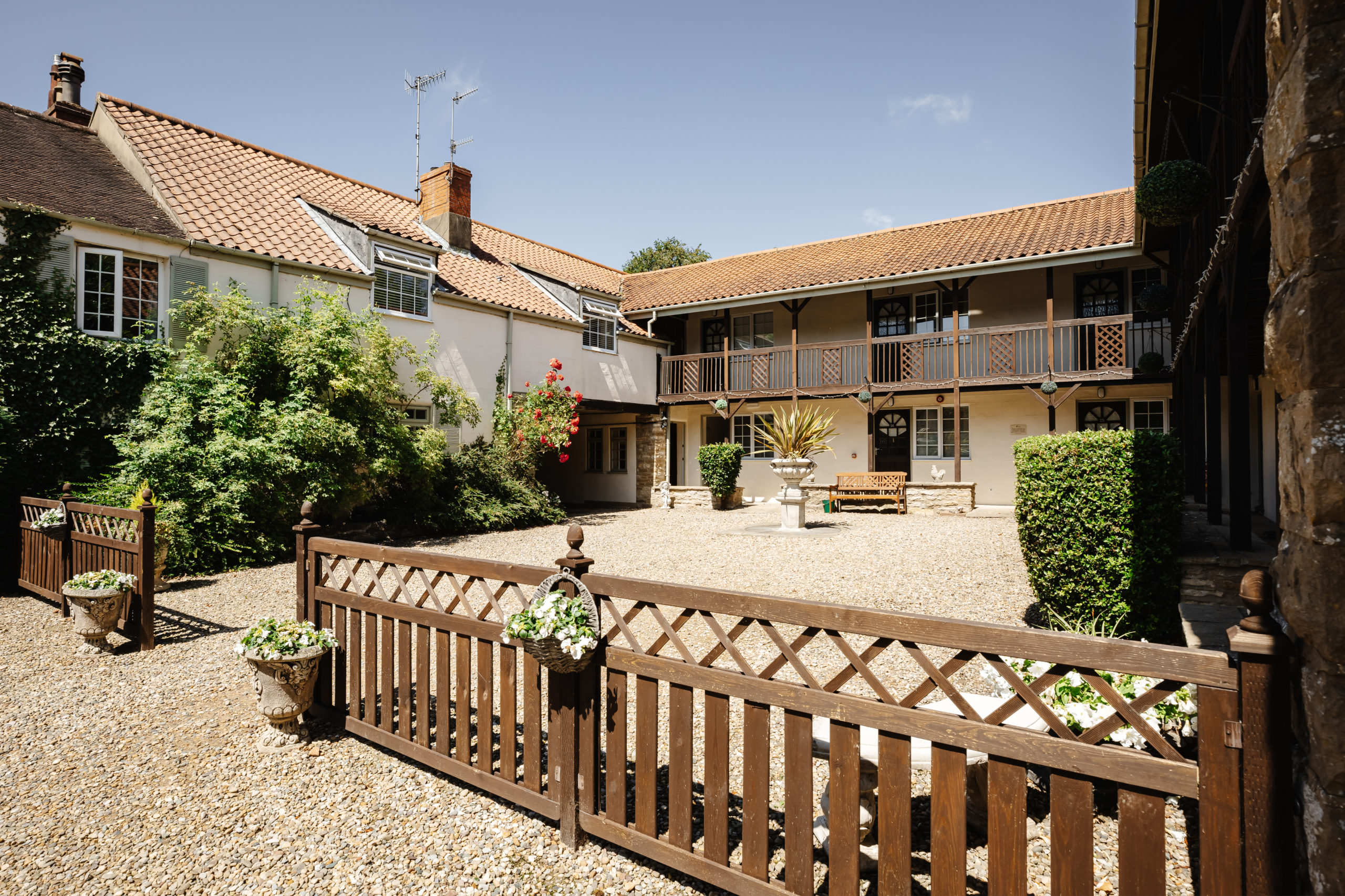East Ayton Lodge Courtyard by Angela Waites