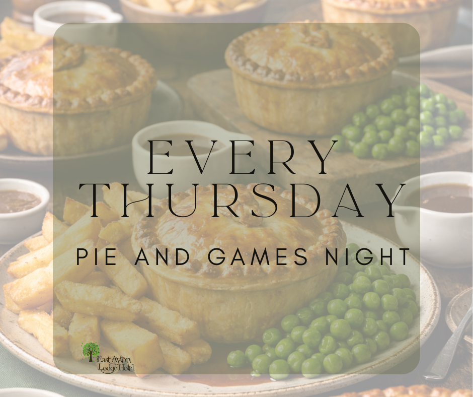 Pie and Games night @ East ayton Lodge