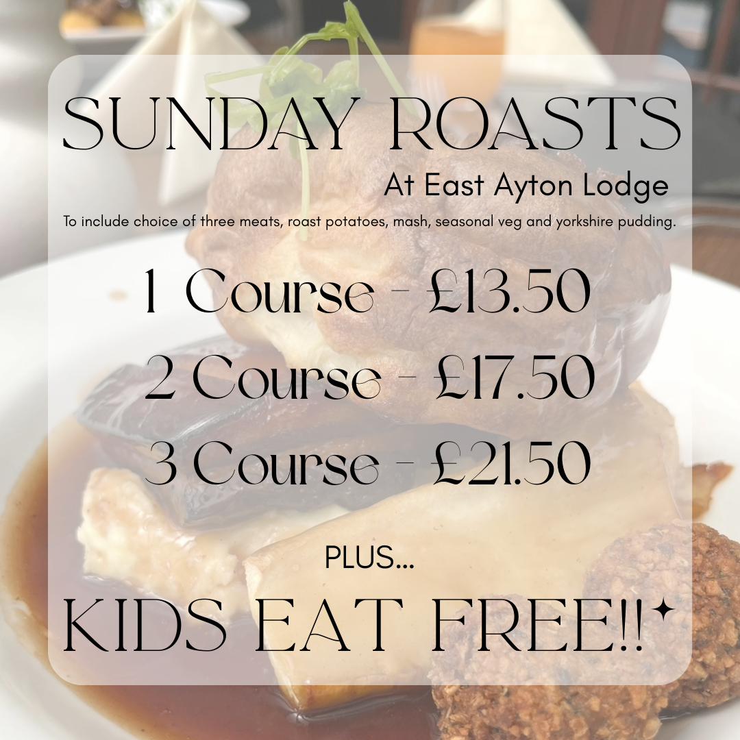 Sunday Roasts at East Ayton lodge